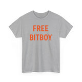 'Free Bitboy' Graphic Shirt for Cryptocurrency Enthusiasts