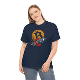 Bitcoin Rock front and back too the moon