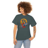 Bitcoin Rock front and back too the moon