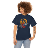 Bitcoin Rock front and back too the moon