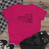 Knuck and Buck Black AF womens