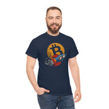 Bitcoin Rock front and back too the moon
