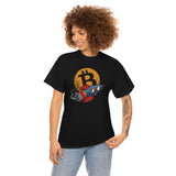 Bitcoin Rock front and back too the moon