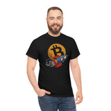 Bitcoin Rock front and back too the moon