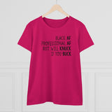 Knuck and Buck Black AF womens