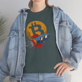Bitcoin Rock front and back too the moon