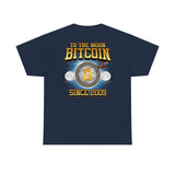 Bitcoin Rock front and back too the moon