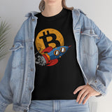 Bitcoin Rock front and back too the moon