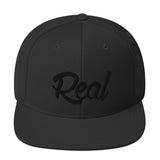 Real Puff Snapback Hat