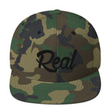 Real Puff Snapback Hat