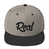 Real Puff Snapback Hat