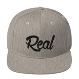 Real Puff Snapback Hat