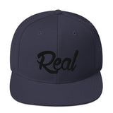 Real Puff Snapback Hat