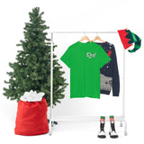 Real Front and Back White Font Tee