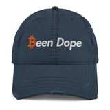 Bitcoin Been Dope Distressed Dad Hat