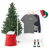 Real Front and Back White Font Tee