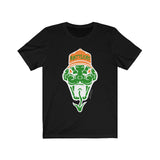 Rattler Cap Tee White Outline