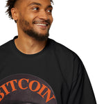 Bitcoin Spiked Been Dope Men's Heavy Oversized Tee