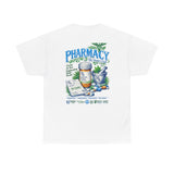 PHARMACY RX pad and bottle green blue