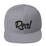 Real Puff Snapback Hat