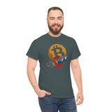 Bitcoin Rock front and back too the moon