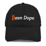 Bitcoin Been Dope Distressed Dad Hat